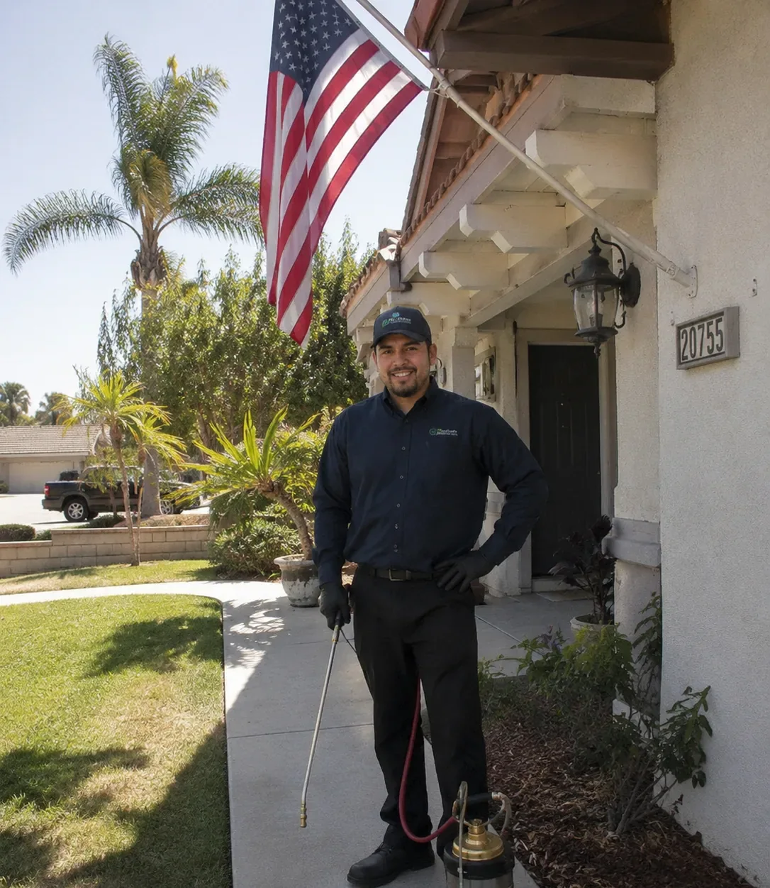 Termite inspection underway at a home in Avondale, AZ